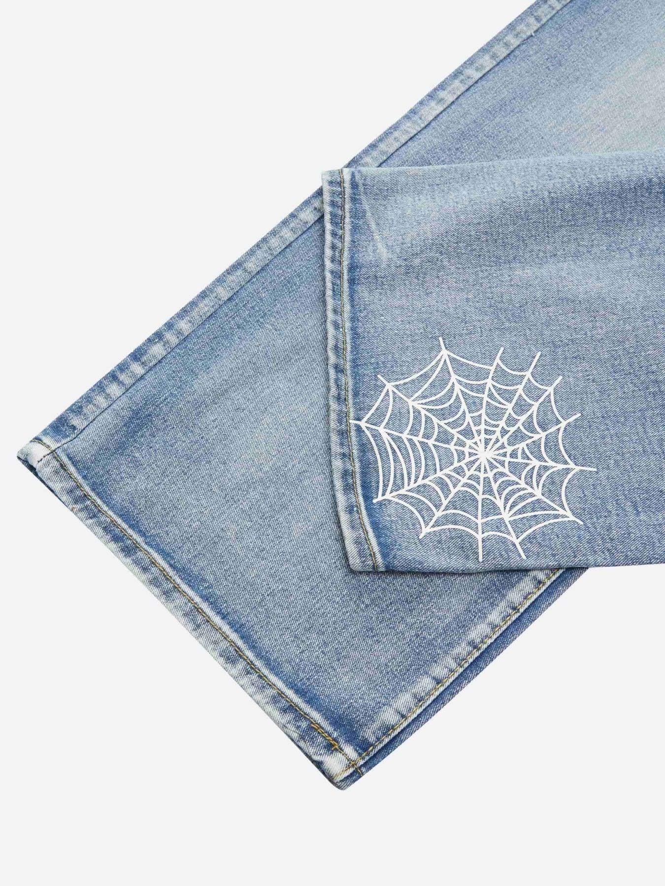 Tntwear® - Spider Printed Jeans - 1751 - tntwear1