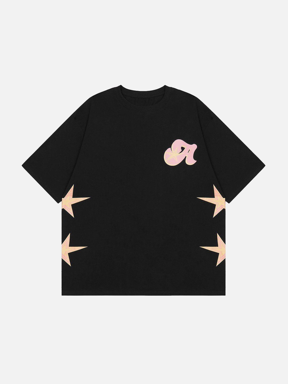 Tntwear® - Star Foam Printing Tee - tntwear1