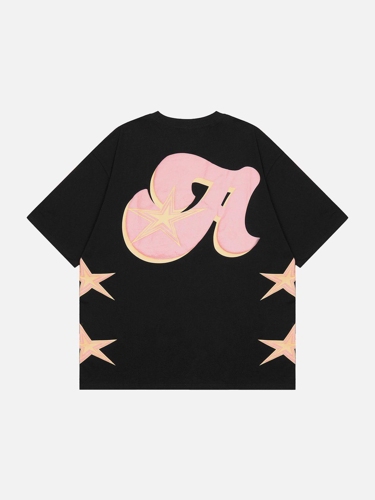 Tntwear® - Star Foam Printing Tee - tntwear1