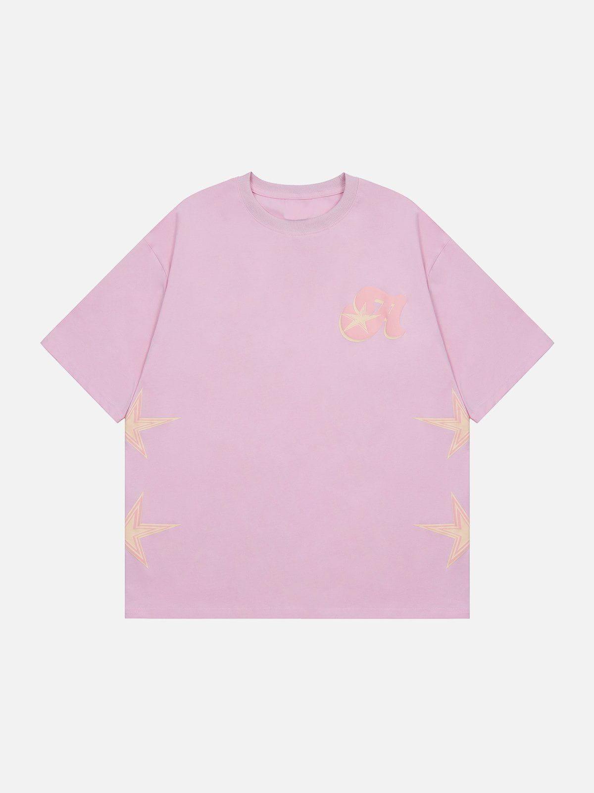 Tntwear® - Star Foam Printing Tee - tntwear1