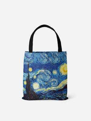 Tntwear® - Starry Sky Oil Painting Canvas Bag - tntwear1