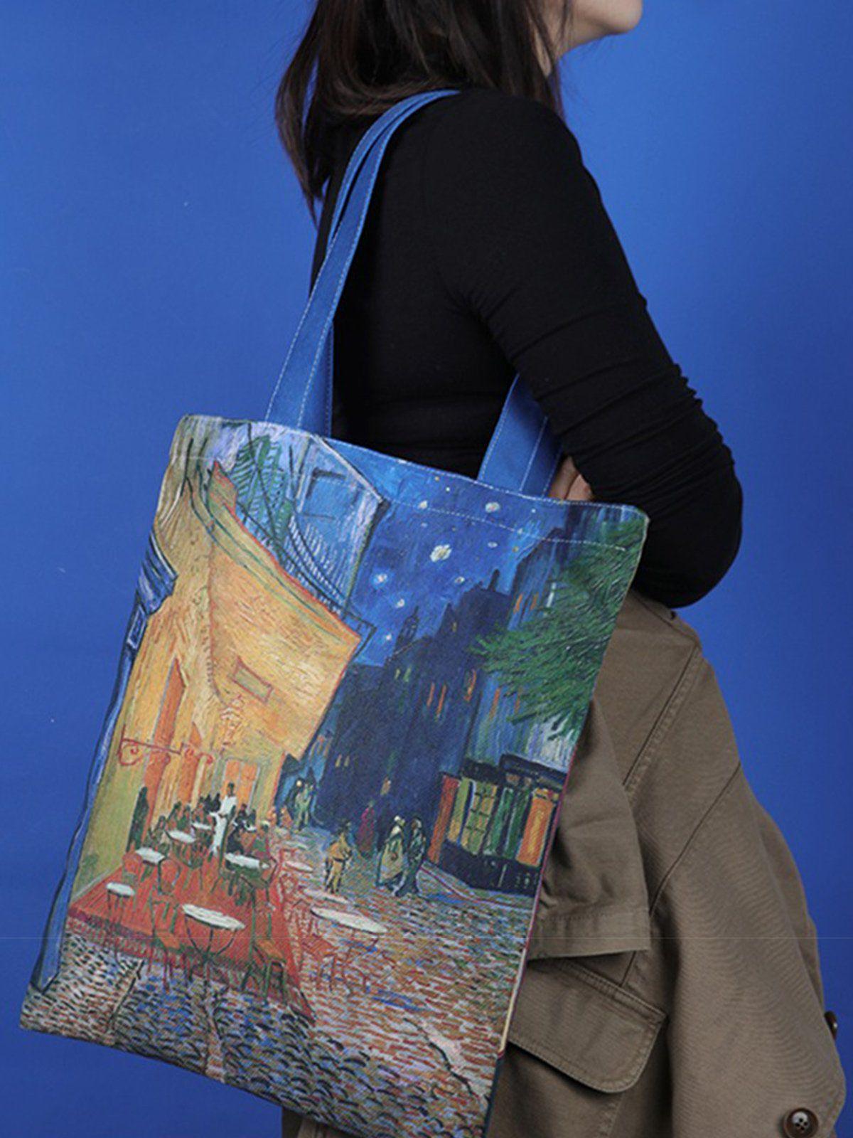 Tntwear® - Van Gogh Oil On Canvas Bag - tntwear1