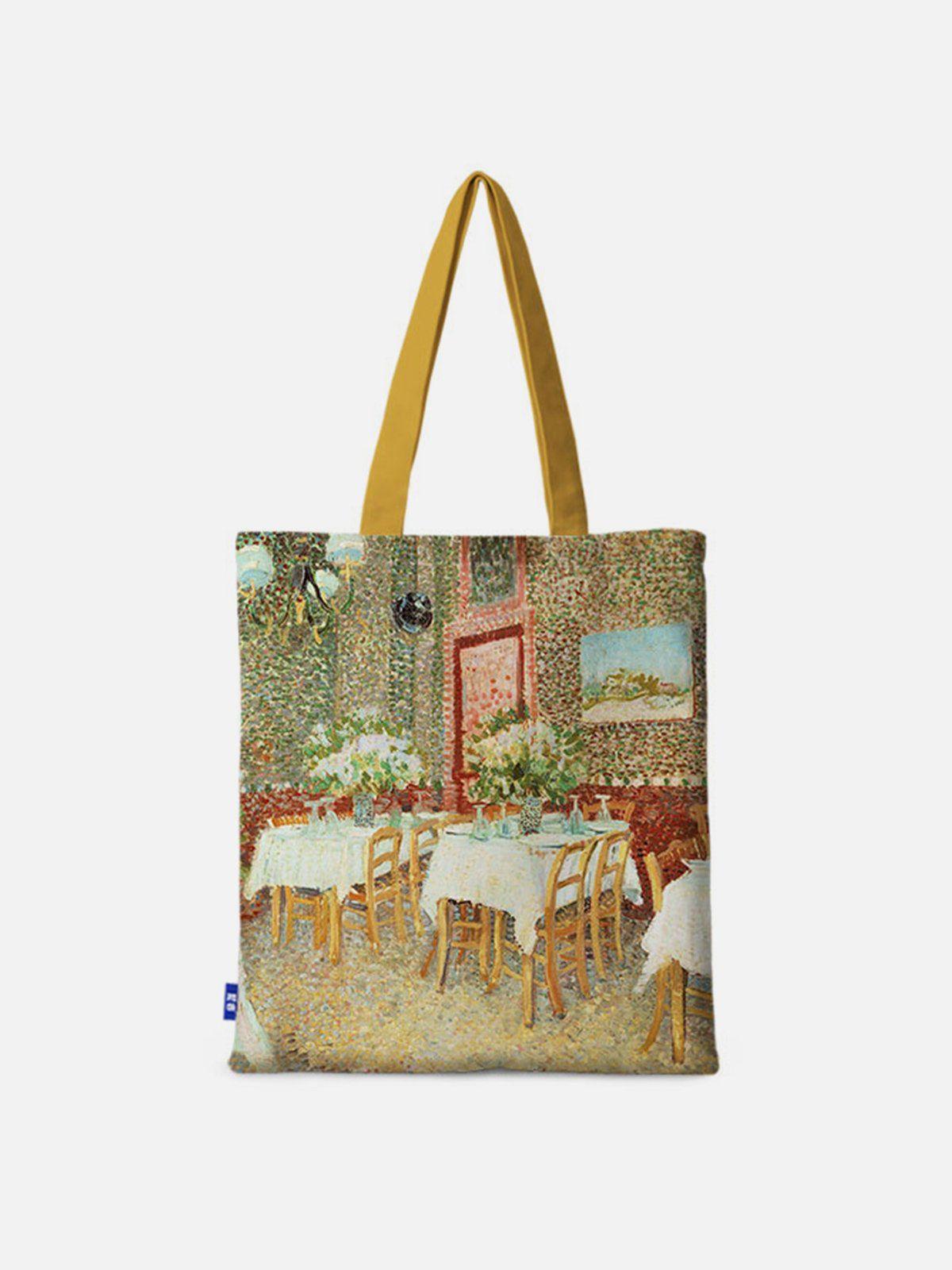 Tntwear® - Van Gogh Oil On Canvas Bag - tntwear1