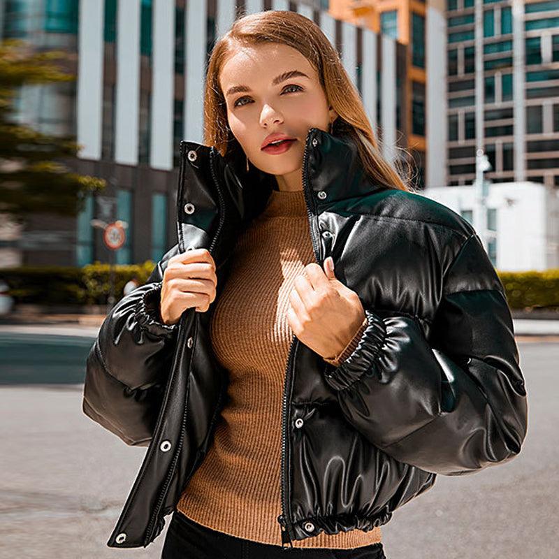 Tntwear® - Winter Warm Thick PU Leather Coats - tntwear1