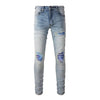 1984 Streetwear Light Blue Ripped Jeans - tntwear1