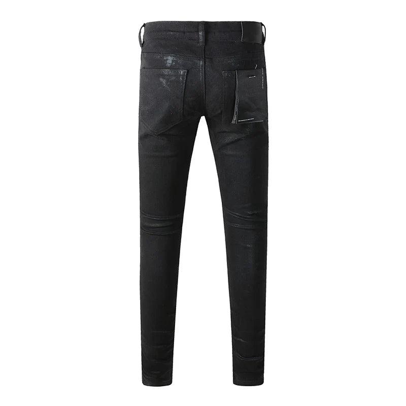 Premium Brand PRPL Roca Jeans Black Tag P001 - tntwear1