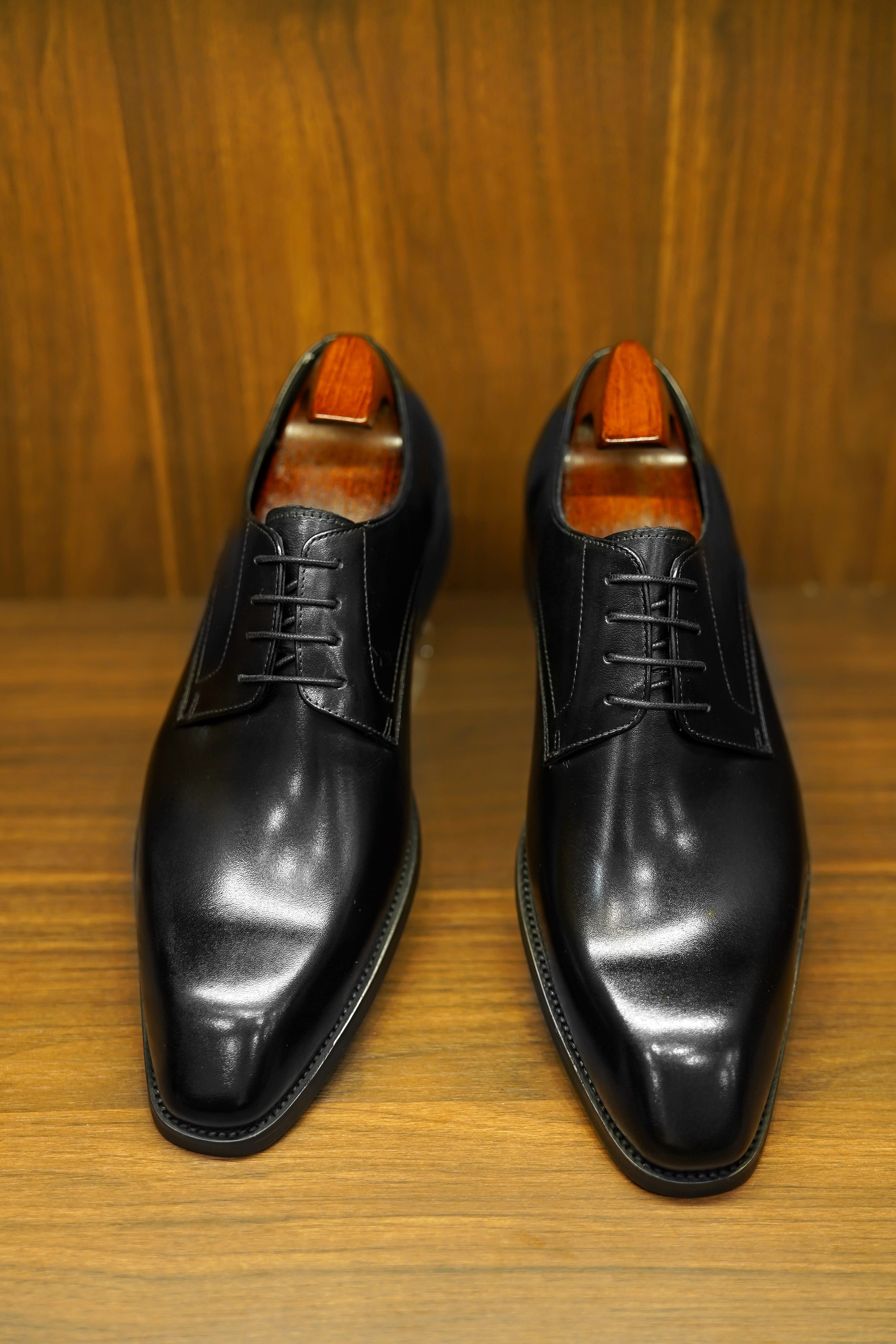 Men's Black Derby Shoes