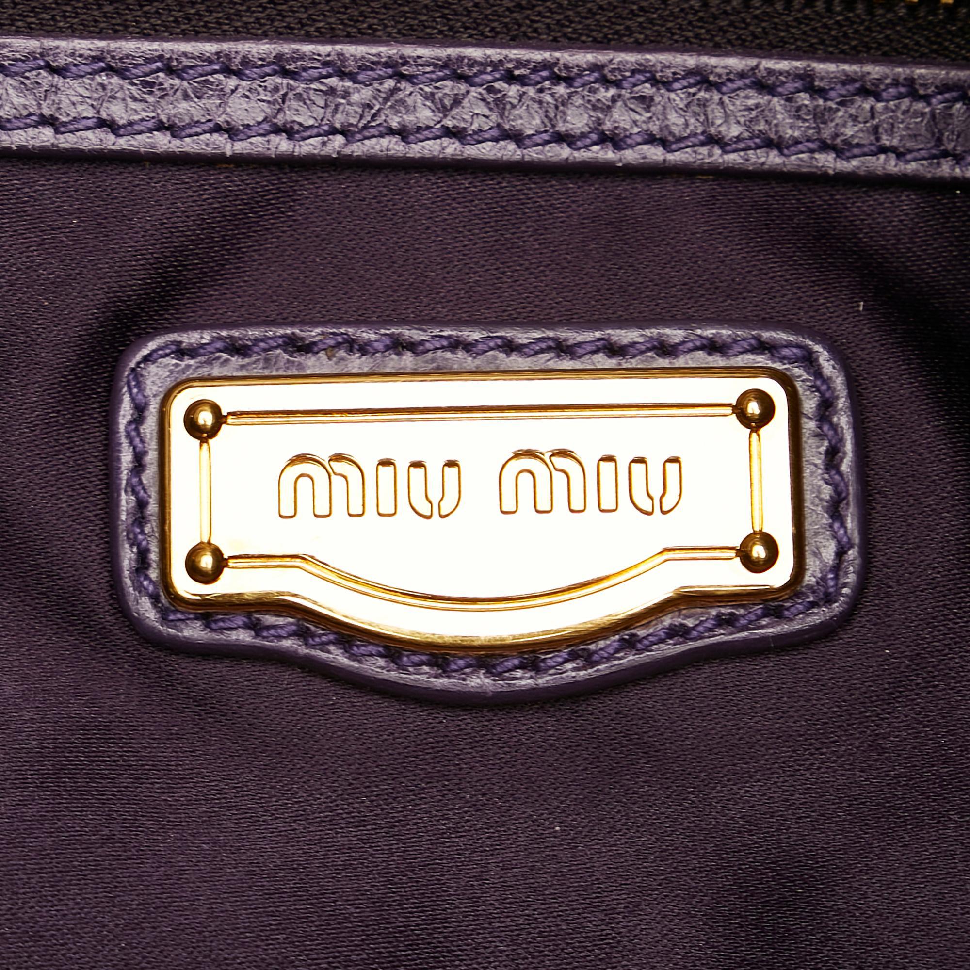 Miu Miu Leather Shoulder Bag - tntwear1