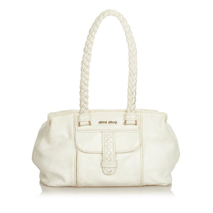 Miu Miu Leather Shoulder Bag - tntwear1