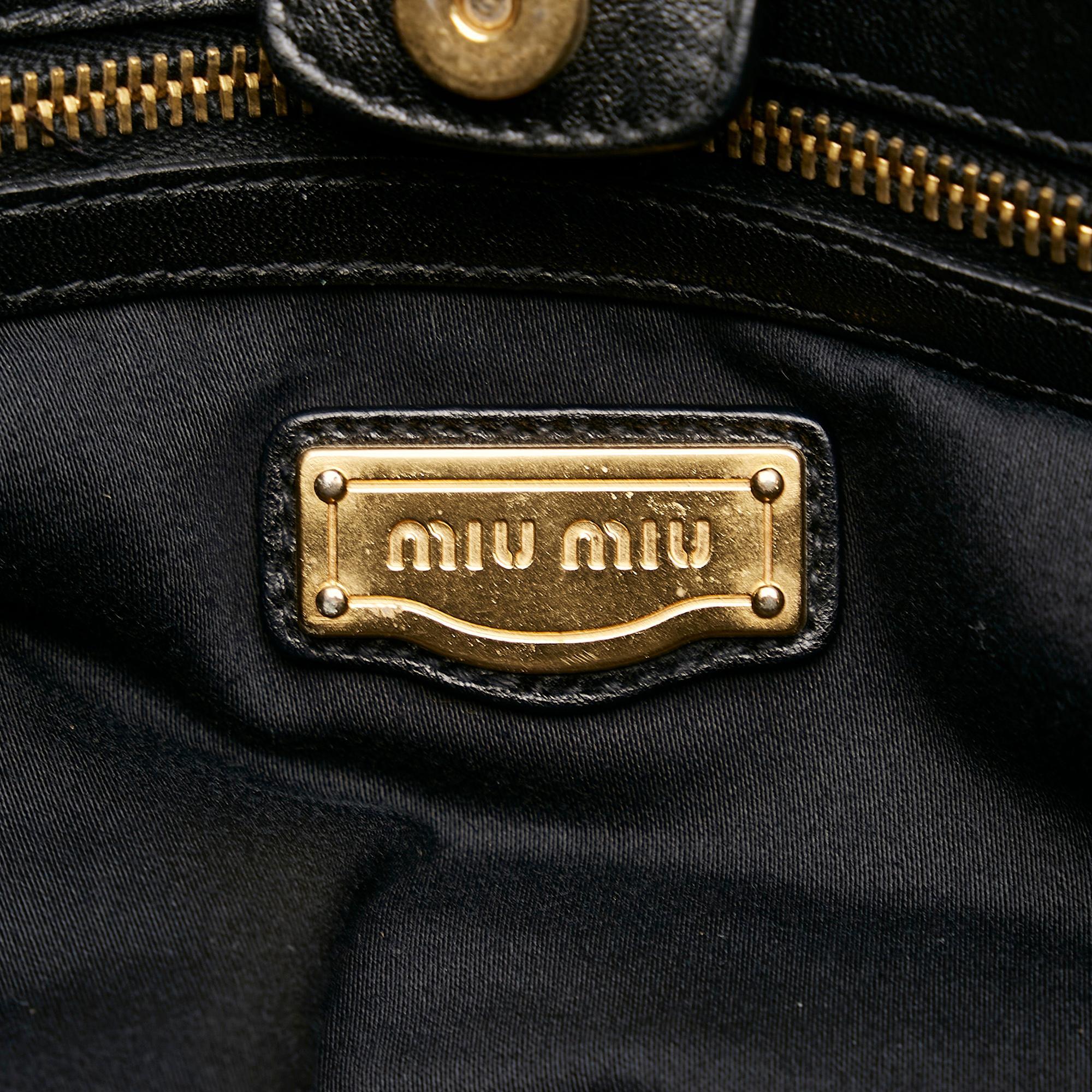 Miu Miu Vitello Lux Tote Bag - tntwear1