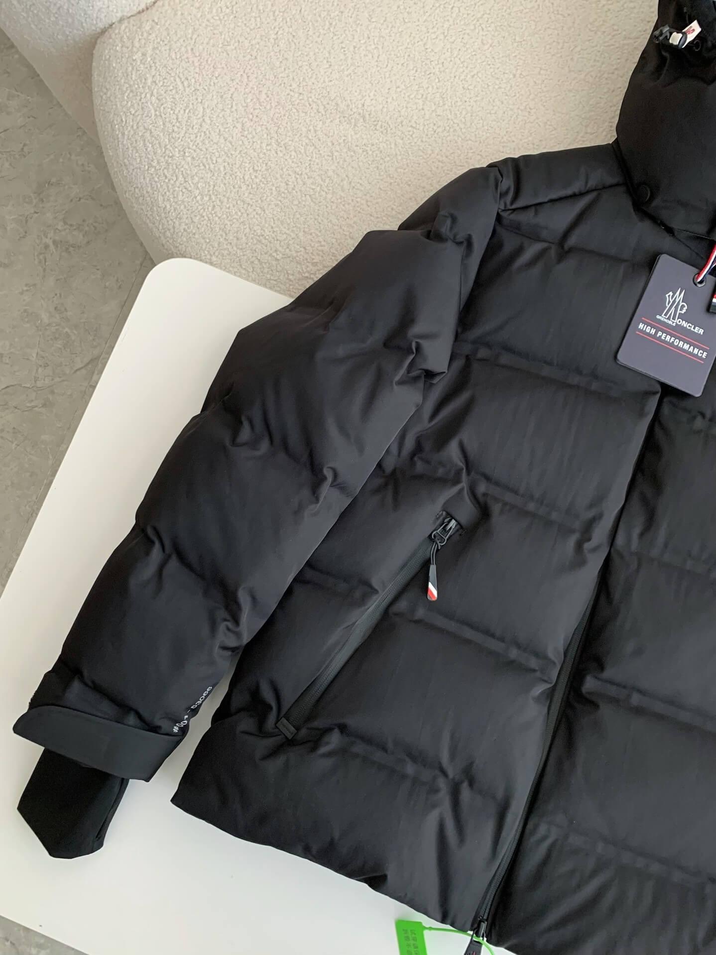 Moncler Grenoble Black Down Ski Jacket - tntwear1