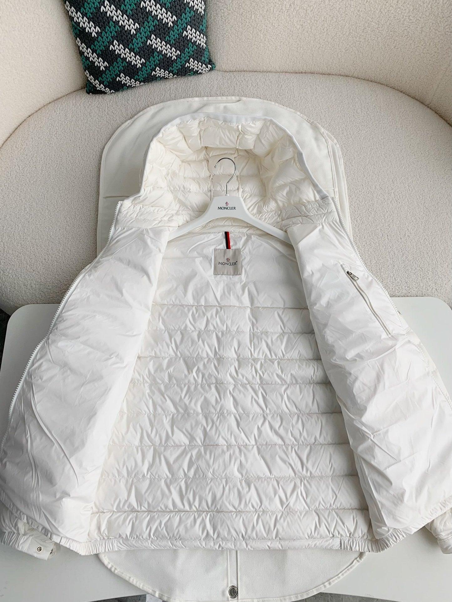 Moncler Maya White Jacket - tntwear1