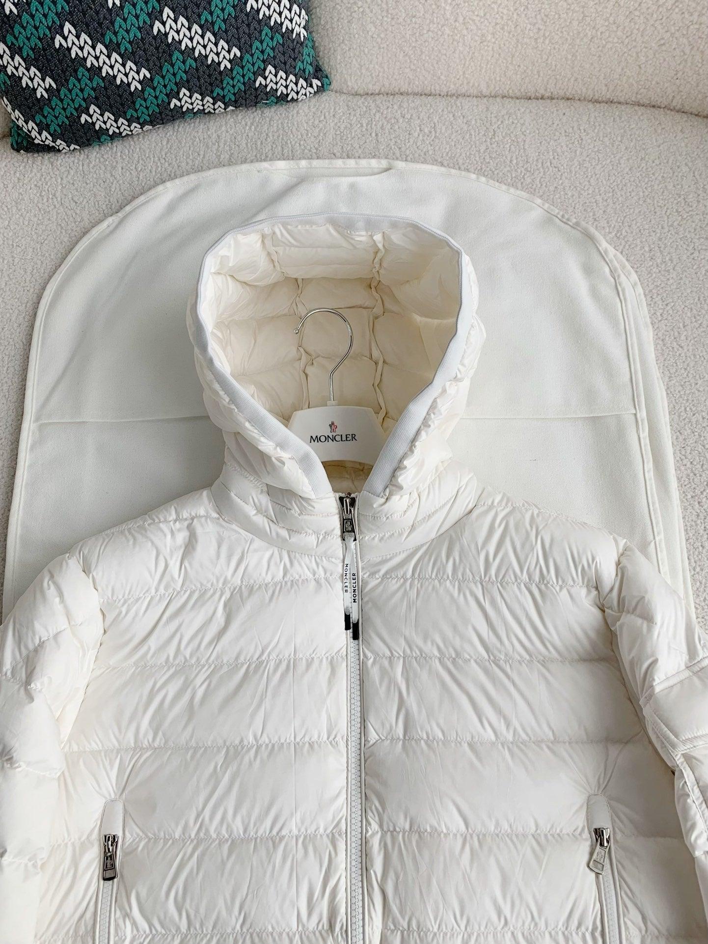 Moncler Maya White Jacket - tntwear1