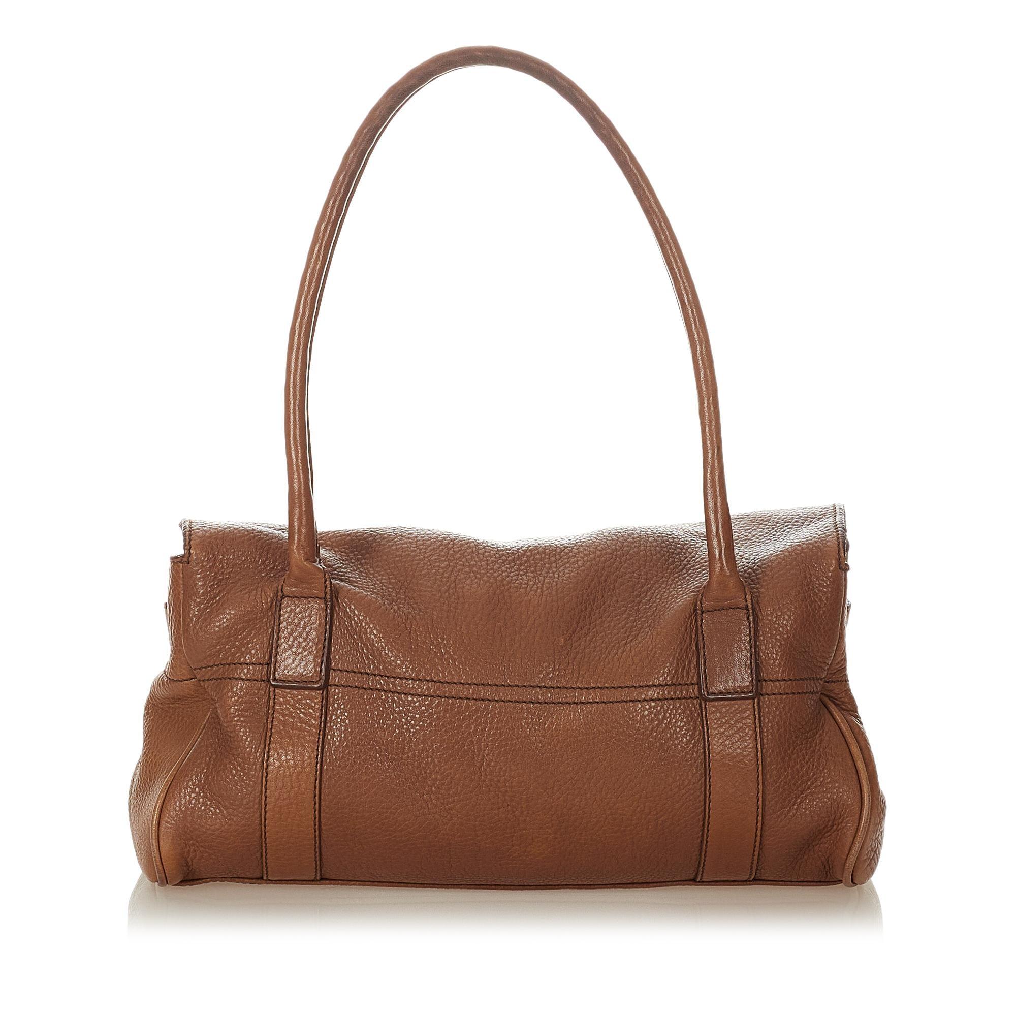 Mulberry Bayswater Leather Shoulder Bag - tntwear1