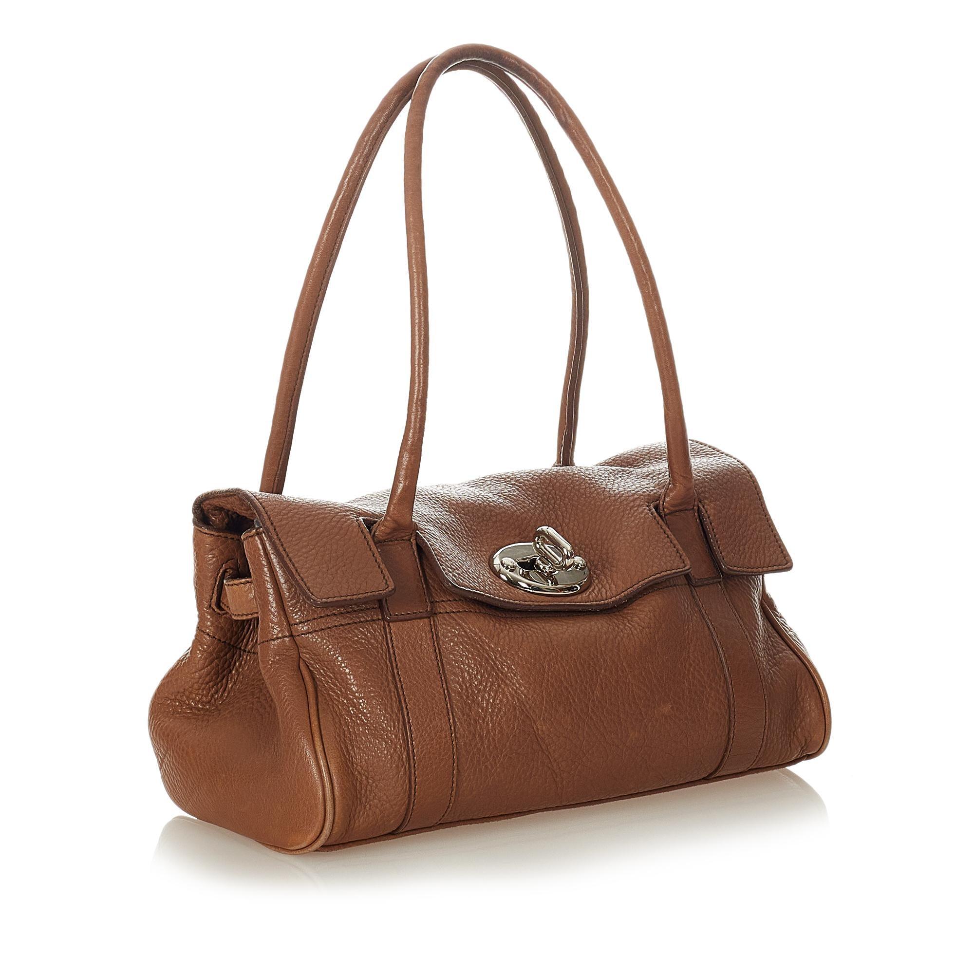 Mulberry Bayswater Leather Shoulder Bag - tntwear1