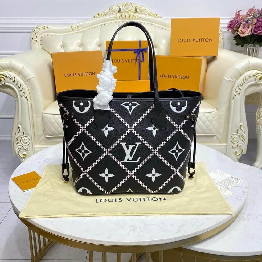 TntWear Neverfull Bag Black - LUV 498