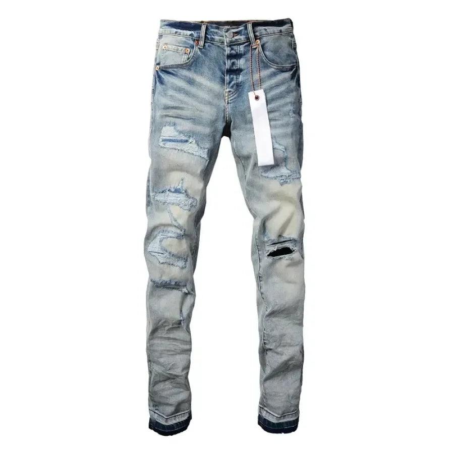 Premium Brand PRPL Roca Jeans Washed P0013 - tntwear1