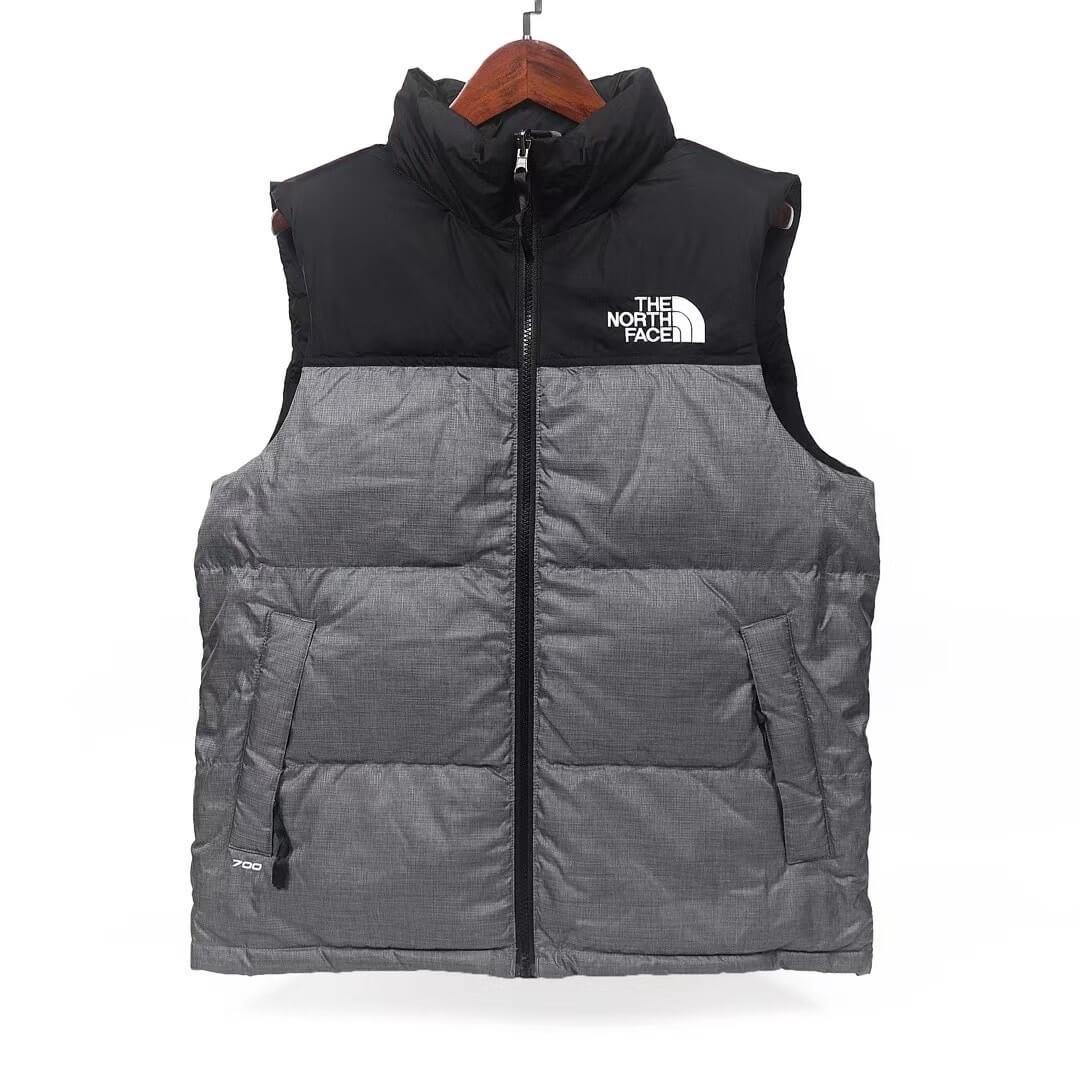 North Face 1996 Retro Nuptse Down Vest "Gray Black" - tntwear1