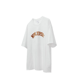 New Jersey Letter Print T-shirt - tntwear1