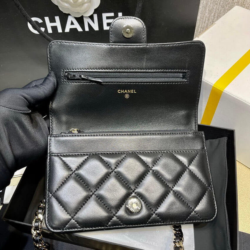 Tntwear Plexi Quilted Wallet On Chain Bag CHL - 712