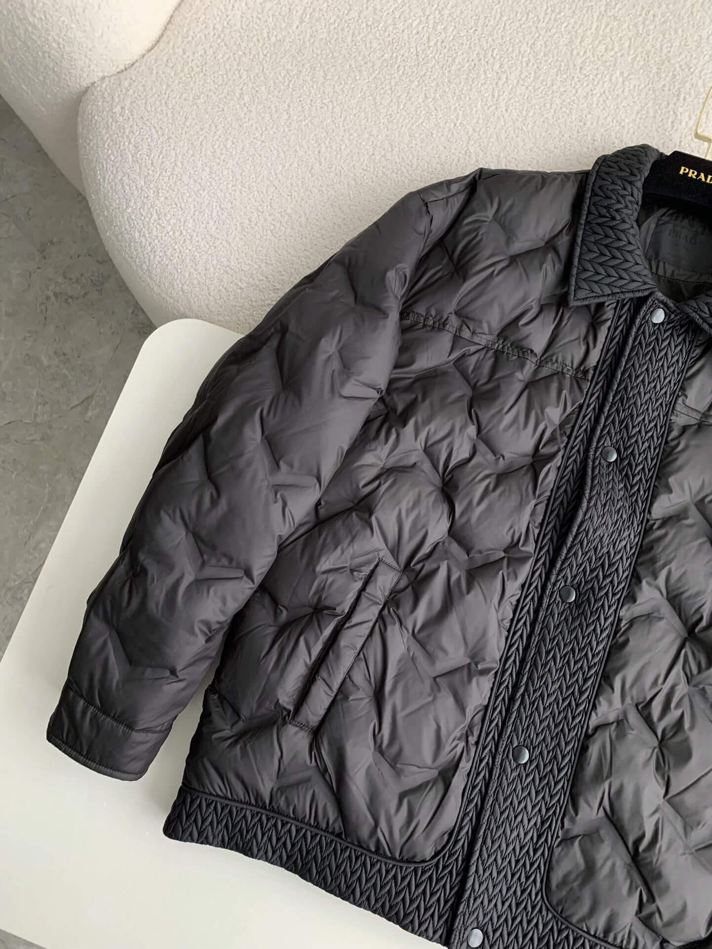 PRD Quilted Black Down Jacket - tntwear1