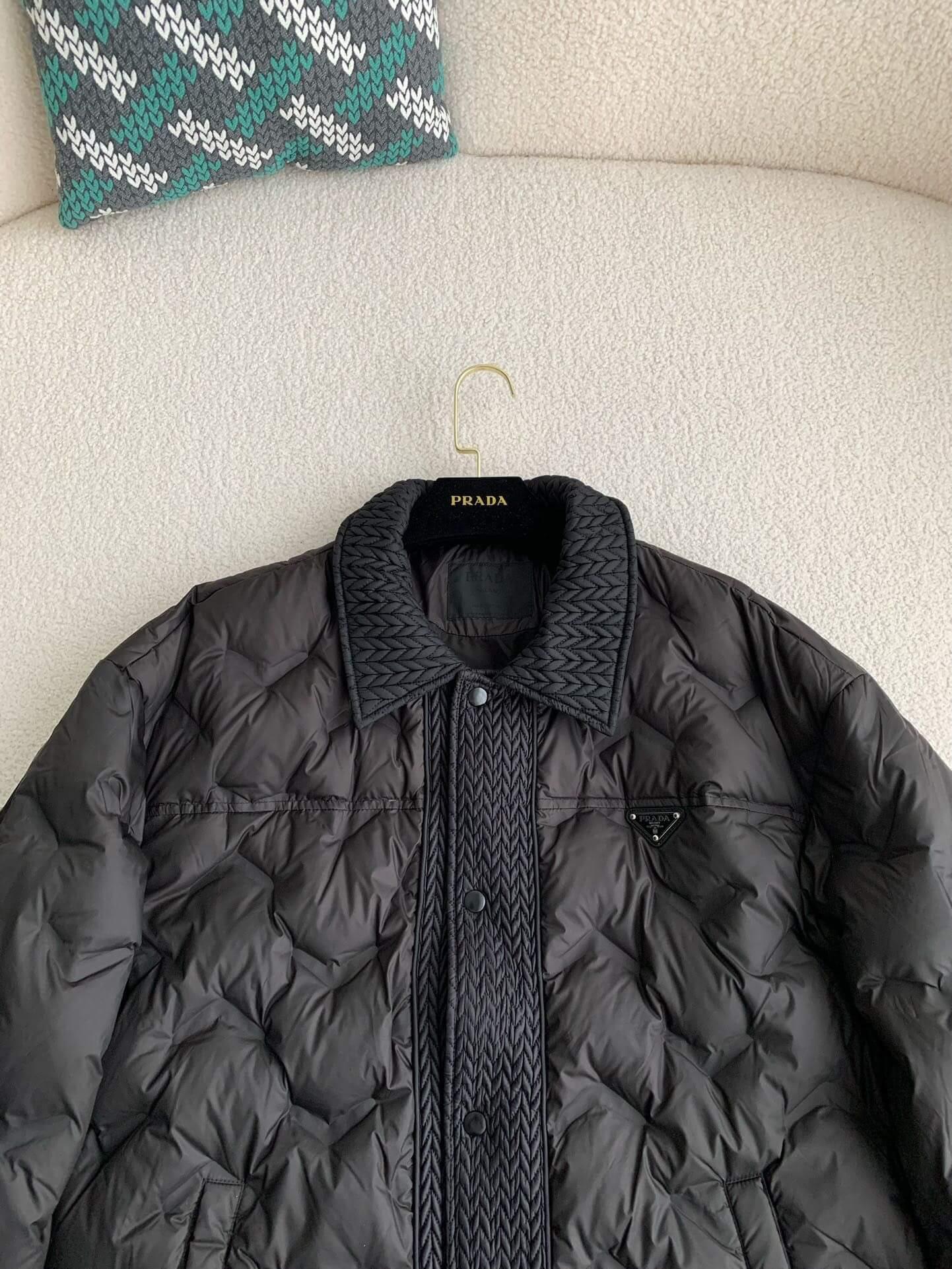 PRD Quilted Black Down Jacket - tntwear1