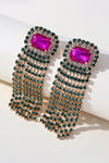 Alayna Fringe Full Diamond Earrings