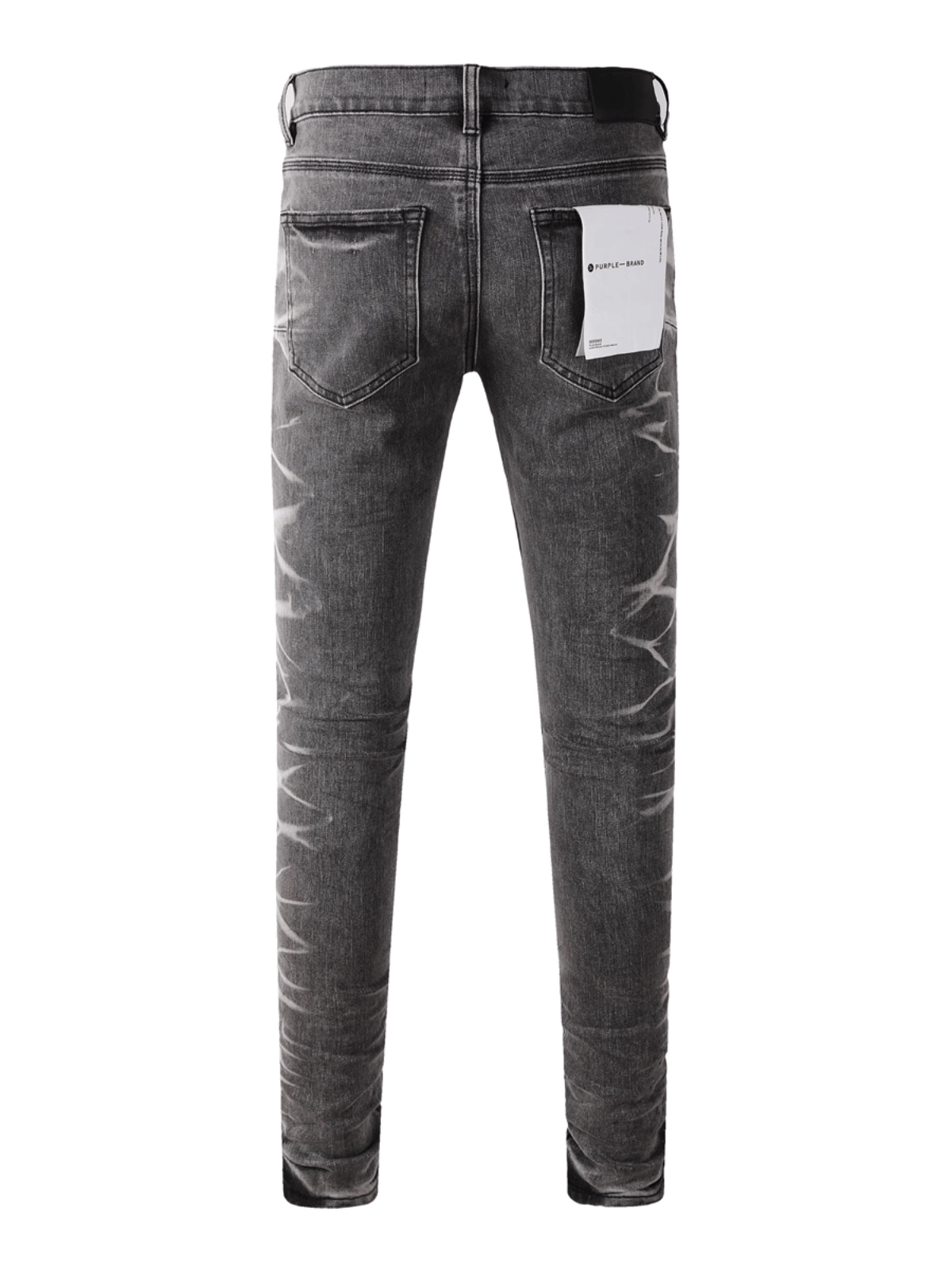 Black Ripped Patch Jeans