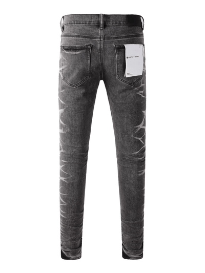 Black Ripped Patch Jeans