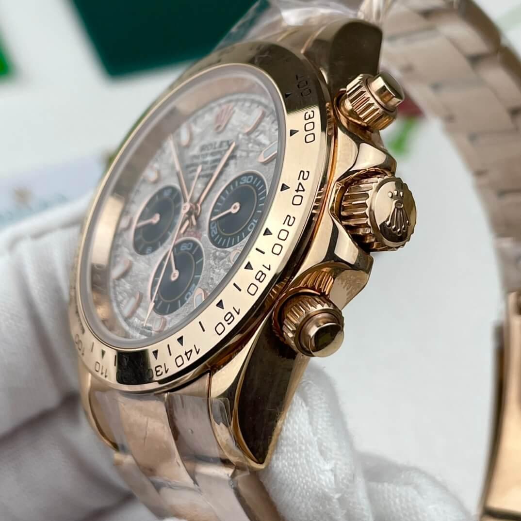 Cosmograph Daytona Everose Gold with Meteorite Dial - tntwear1