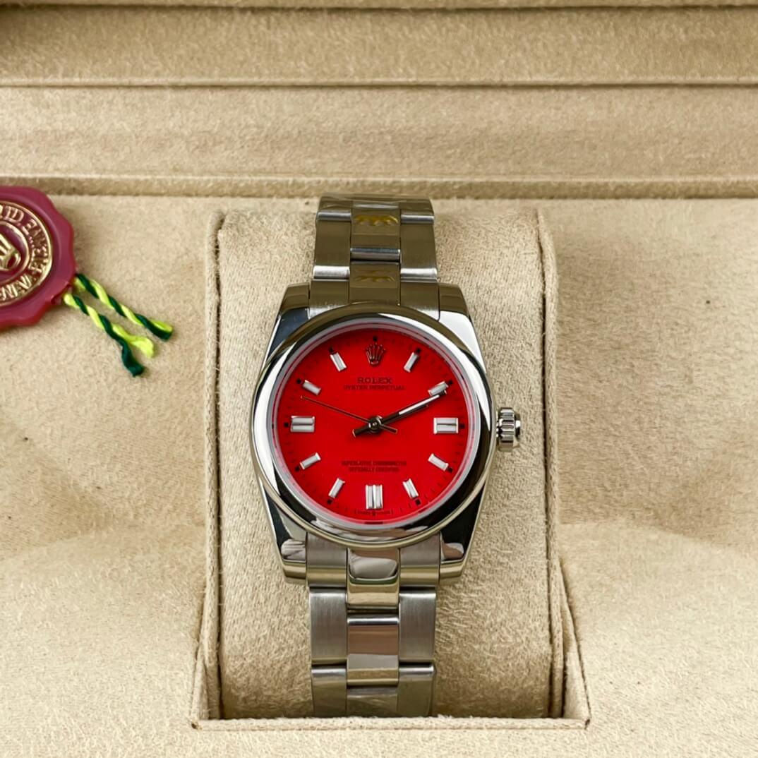 Rolex Oyster Perpetual "Red Dial" - tntwear1