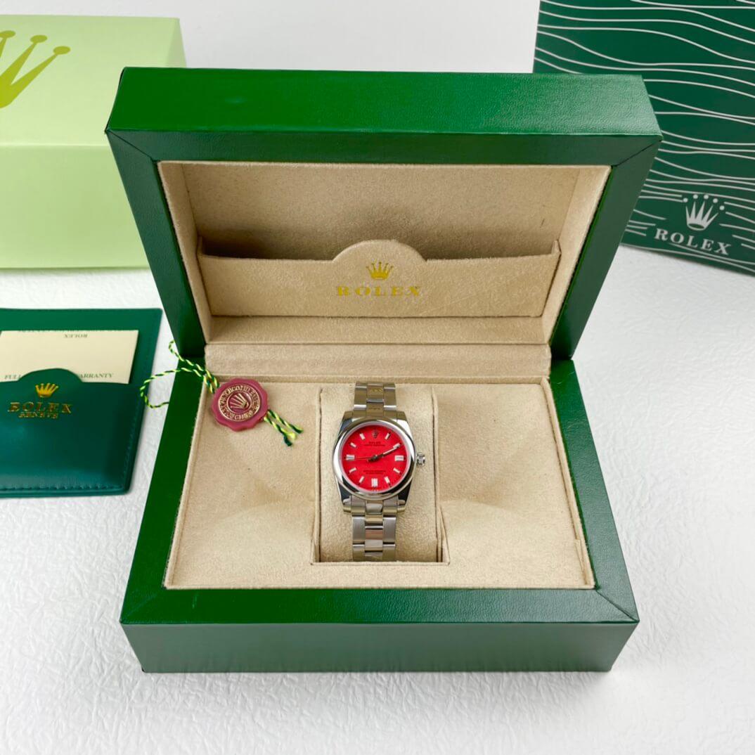 Rolex Oyster Perpetual "Red Dial" - tntwear1