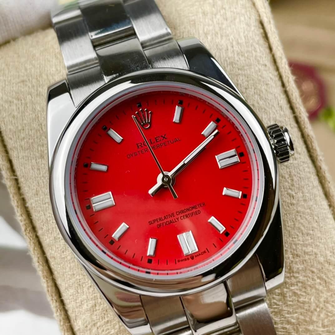 Rolex Oyster Perpetual "Red Dial" - tntwear1