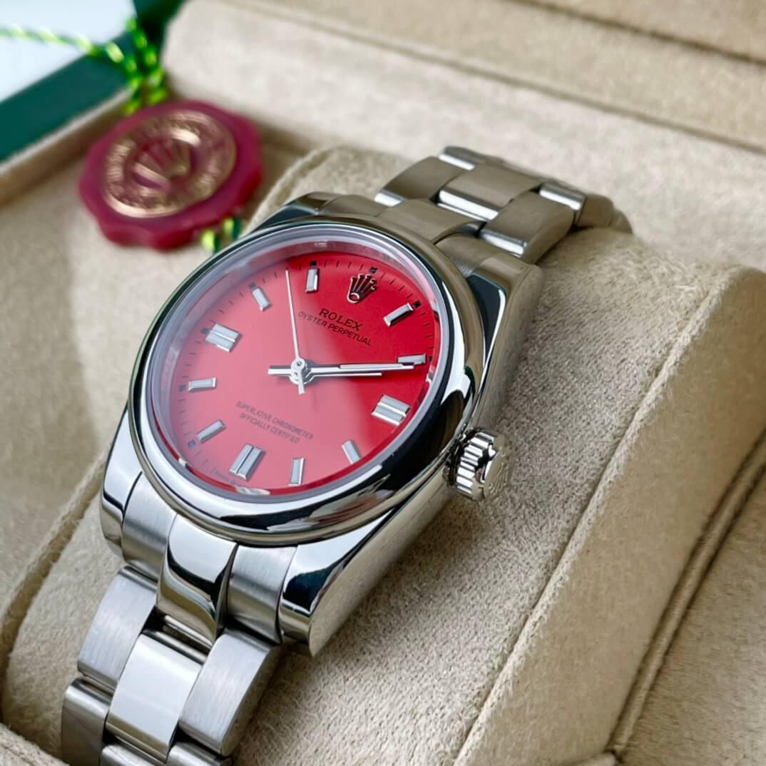 Rolex Oyster Perpetual "Red Dial" - tntwear1