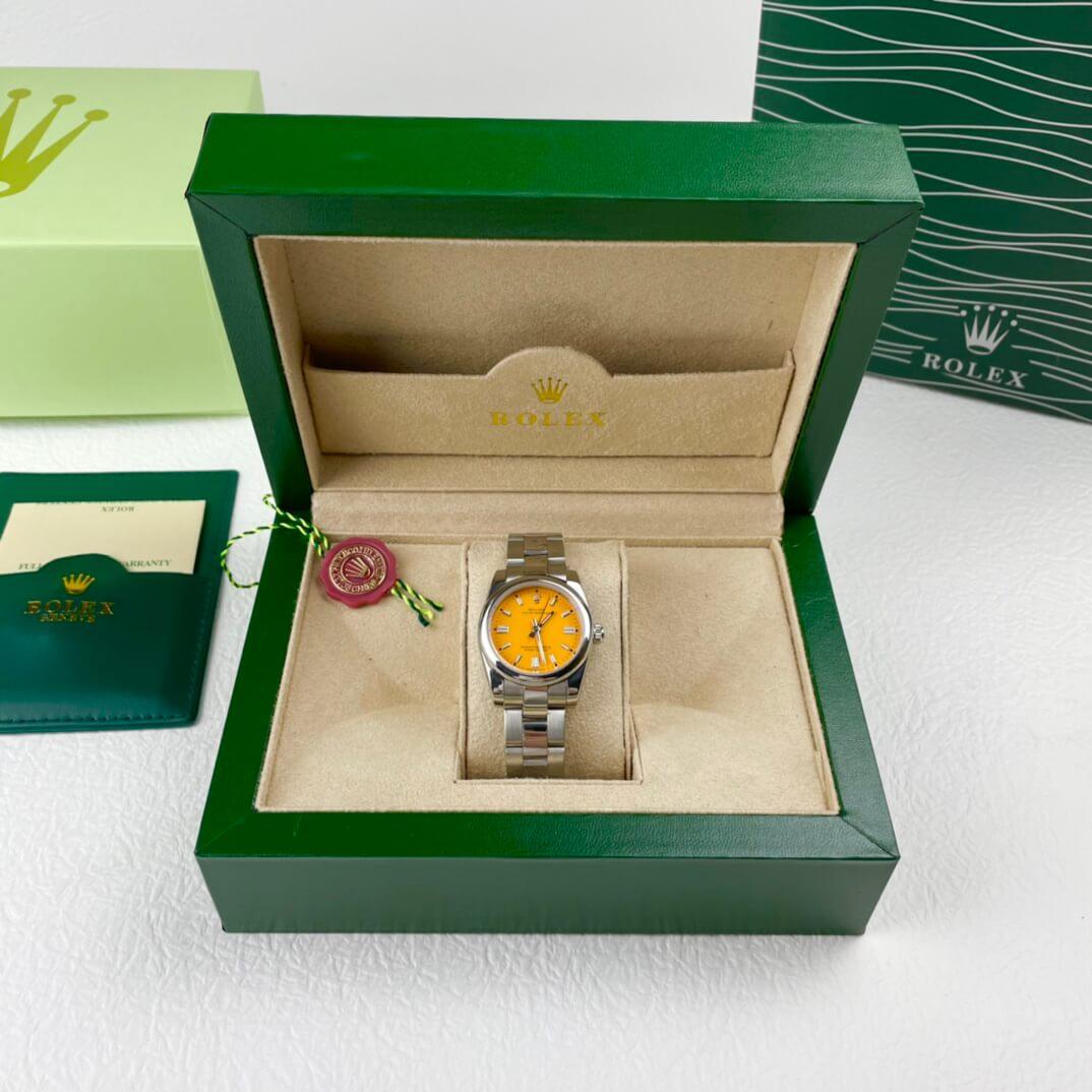 Rolex Oyster Perpetual Yellow Dial - tntwear1