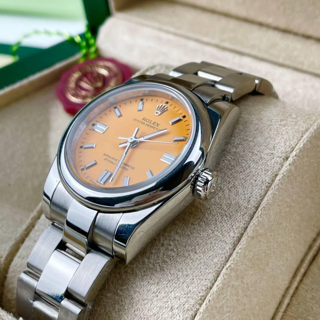 Rolex Oyster Perpetual Yellow Dial - tntwear1