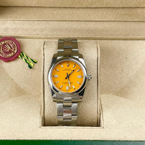 Rolex Oyster Perpetual Yellow Dial - tntwear1