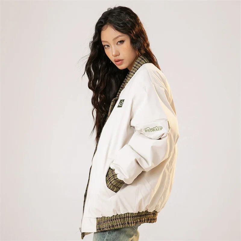 Urban Chic Bomber Varsity Jacket - tntwear1