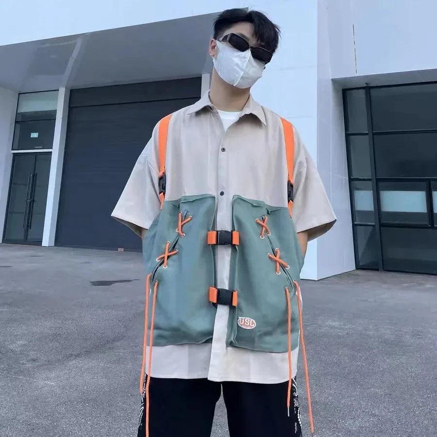 Loose Retro Cargo Shirt - tntwear1