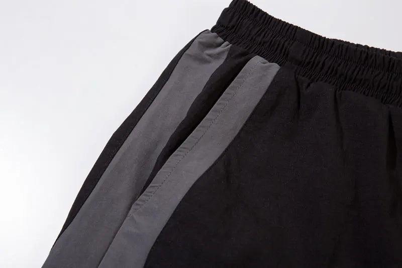 Y2K Black Patchwork Pants - tntwear1