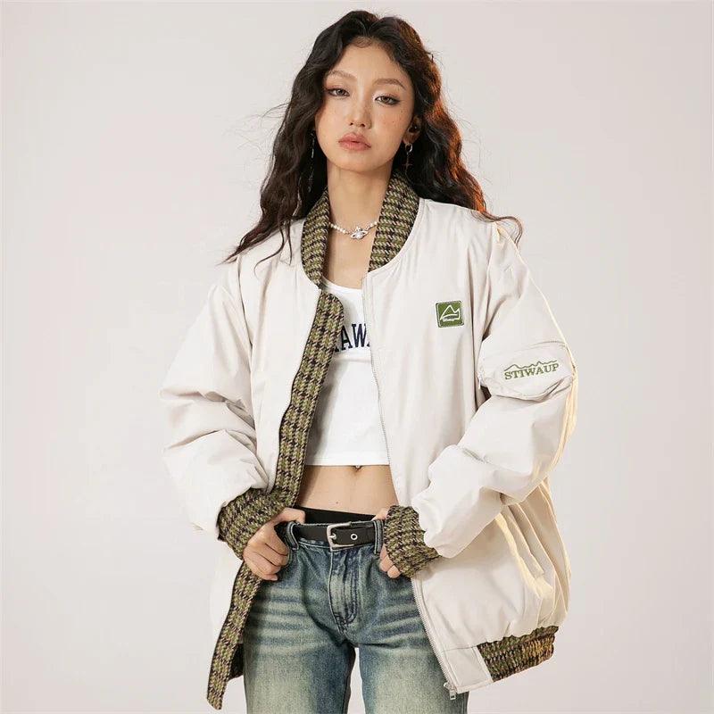 Urban Chic Bomber Varsity Jacket - tntwear1