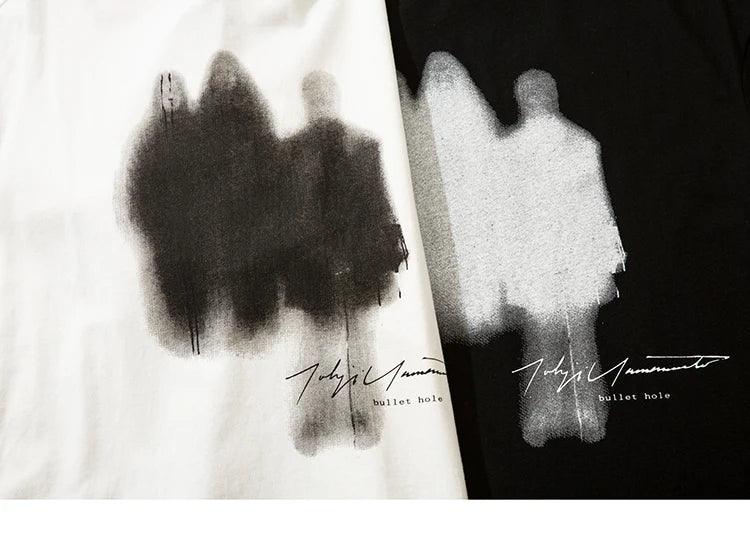 Glowing Shadow Print T-shirt - tntwear1