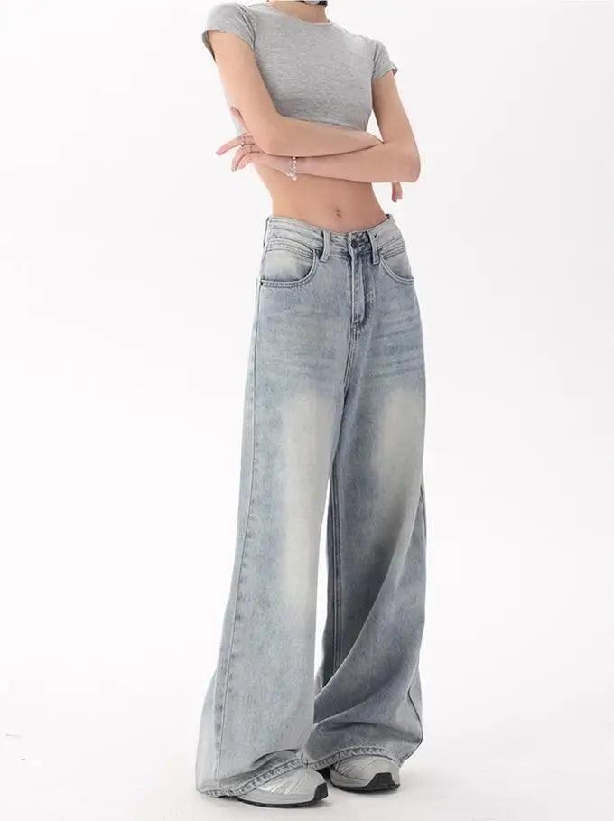 Women's Wide-leg Flares Jeans - tntwear1