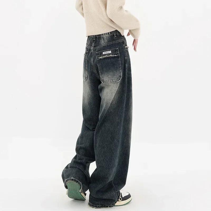 Stone Wide-Leg Women's Jeans - tntwear1