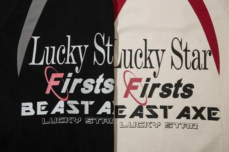 Y2K Vintage Lucky Star Graphic T-shirt - tntwear1