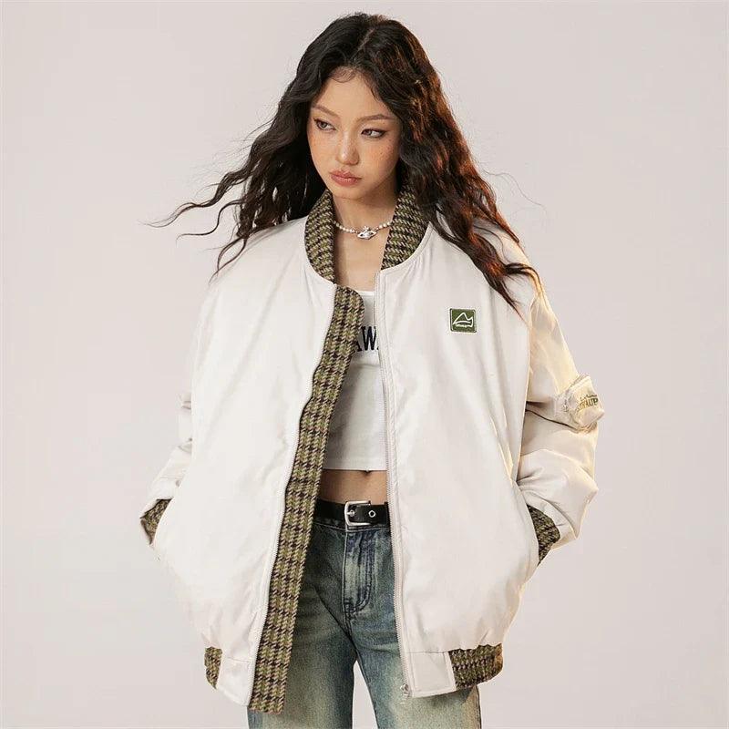 Urban Chic Bomber Varsity Jacket - tntwear1