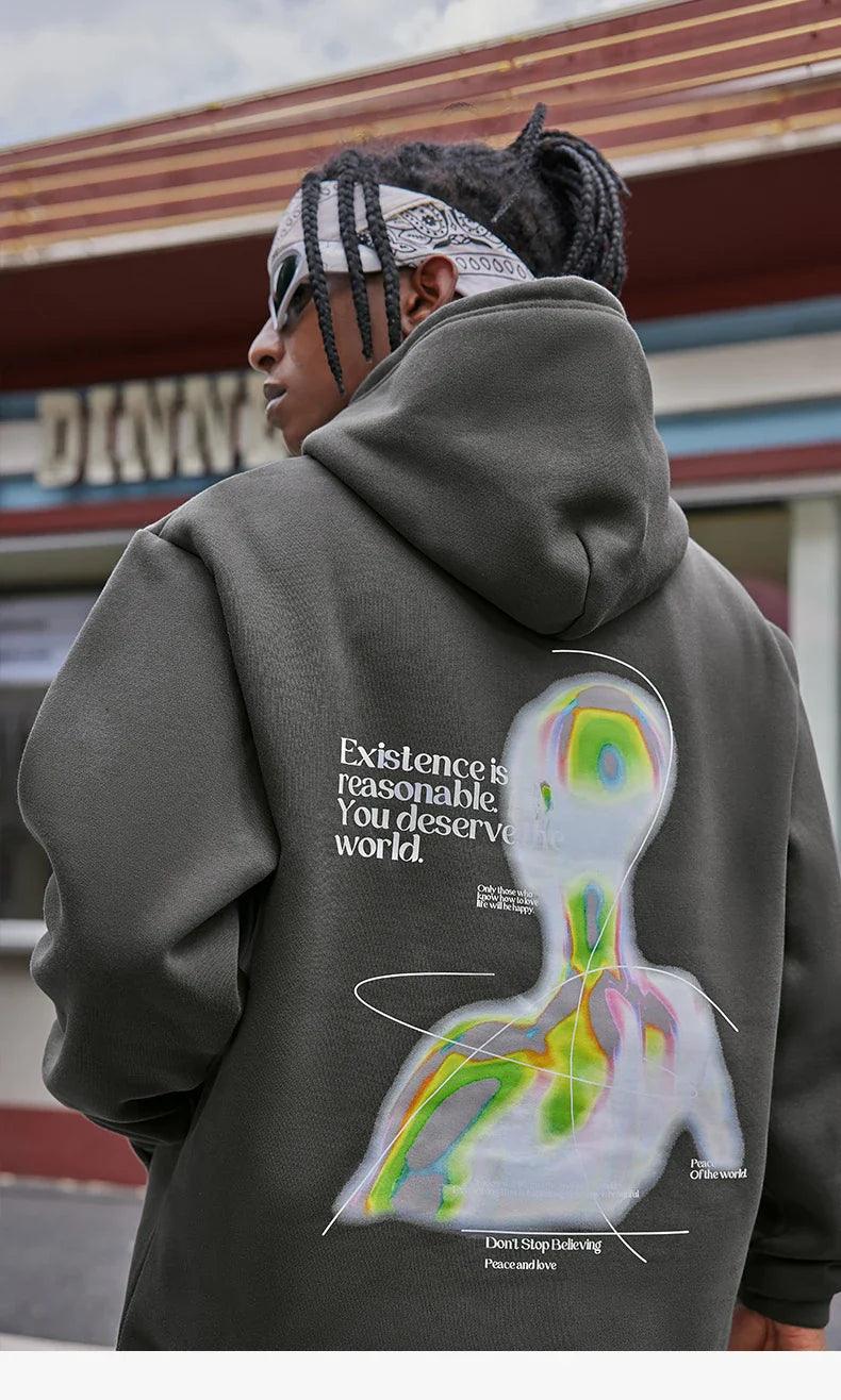 Alien Chill Graphic Hoodie - tntwear1