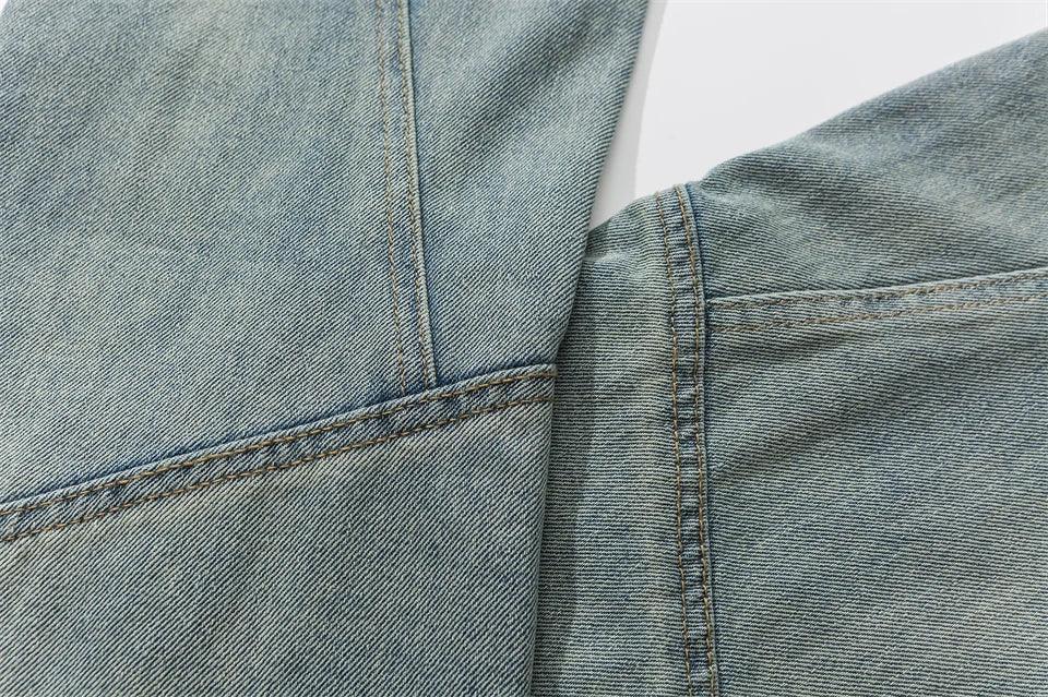 Y2k Rivet Pocket Jeans - tntwear1