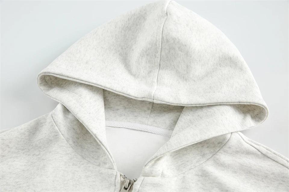 Edgy Urban Zip-Up Hoodie - tntwear1