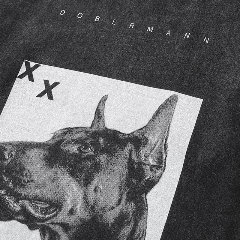 Doberman Dog Graphic T-shirt - tntwear1